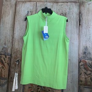 Apple green tailored sportsman icefil sunshirt